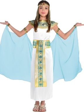 BRAND NEW girl youth cleopatra princess dress halloween costume size S 4-6